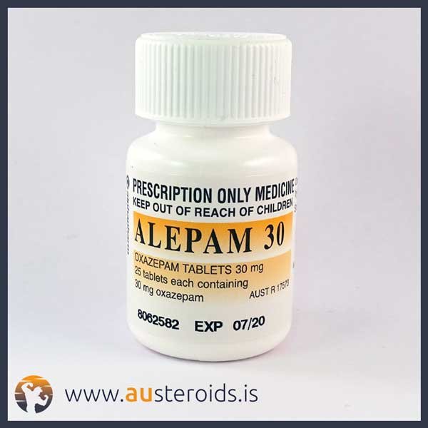 Alepam 30 (oxazepam) 30mg X 25 Tablets (Pharmaceutical)