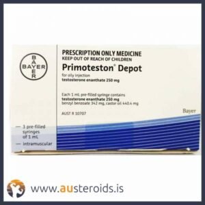 Bayer Primoteston Depot 250mg/ml x 3ml (Testosterone Enanthate)