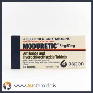 Moduretic 5mg/50mg X 50 Tablets (Amiloride and Hydrochlorothiazide) (Pharmaceutical)