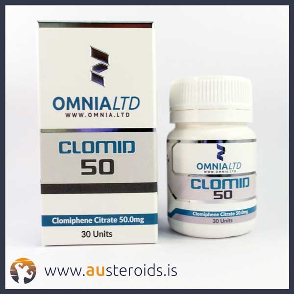 Omnia Clomid 50mg X 30 Capsules Clomiphene Citrate