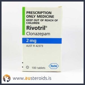 Rivotril (Clonazepam) 2mg X 100 tablets (Pharmaceutical)*