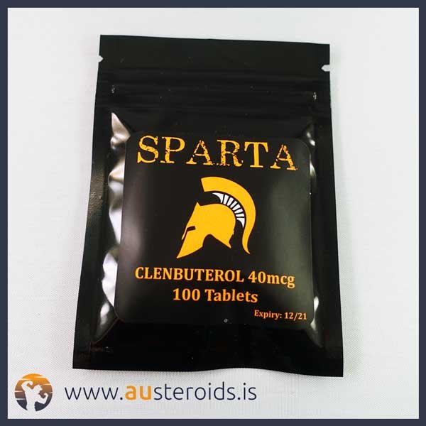 Sparta Clen 40mcg X 100 Tabs Sachet (Clenbuterol)