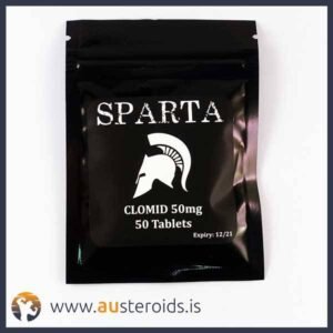 Sparta Clomid 50mg X 50 Tablets Clomiphene Citrate