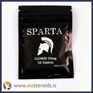 Sparta Clomid 50mg X 50 Tablets Clomiphene Citrate