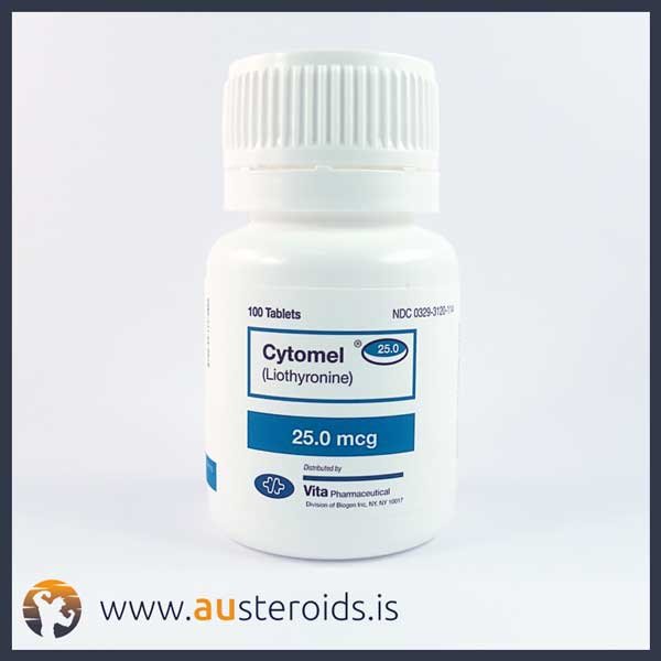 Vita T3 Cytomel 25mcg X 100 Capsules (Liothyronine)